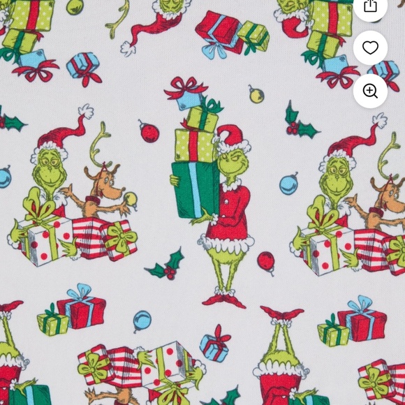 Dr. Suess The Grinch Unisex 2 PC Pajama Set Size 5T NWT - Picture 6 of 6